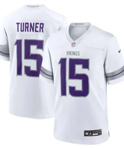Marvelous Dallas Turner Minnesota Vikings Nike Alternate Game Player Jersey