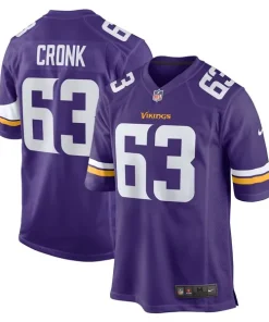 Marvelous Coy Cronk Minnesota Vikings Nike Team Game Jersey