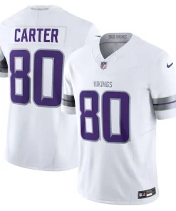 Finest Cris Carter Minnesota Vikings Nike Alternate Vapor F.U.S.E. Retired Player Limited Jersey