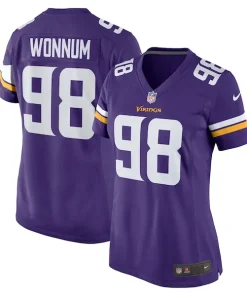 Superb D.J. Wonnum Minnesota Vikings Nike Women's Team Game Jersey