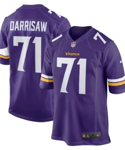 Superb Christian Darrisaw Minnesota Vikings Nike Game Jersey