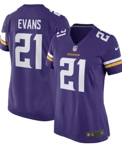 Marvelous Akayleb Evans Minnesota Vikings Nike Women's Game Player Jersey
