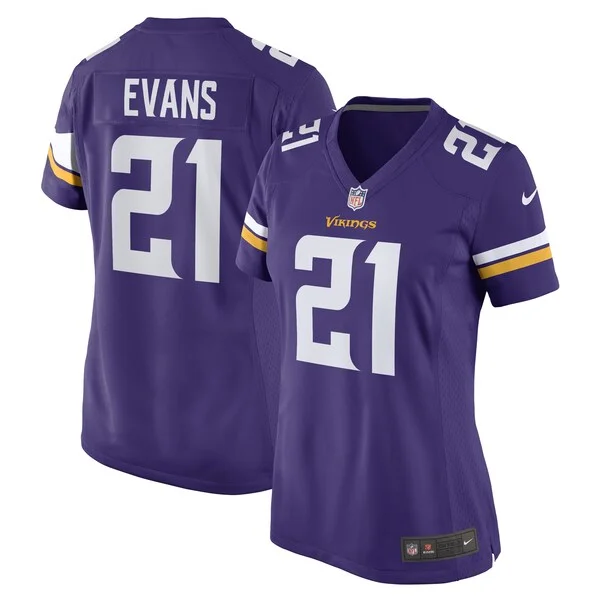 Marvelous Akayleb Evans Minnesota Vikings Nike Women's Game Player Jersey