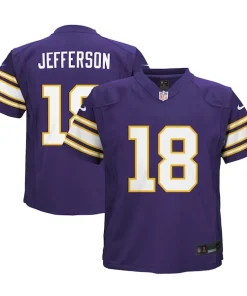 Superb Justin Jefferson Minnesota Vikings Nike Preschool Alternate Game Jersey
