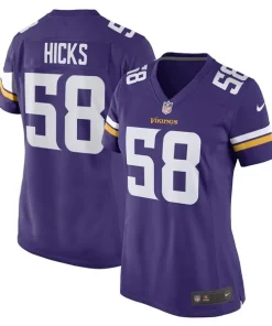 Marvelous Jordan Hicks Minnesota Vikings Nike Women's Game Player Jersey