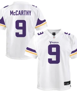 Marvelous J.J. McCarthy Minnesota Vikings Nike Youth Game Jersey