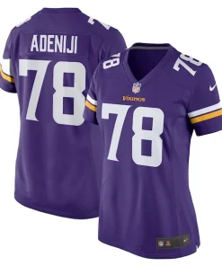 Superb Hakeem Adeniji Minnesota Vikings Nike Women's Team Game Jersey