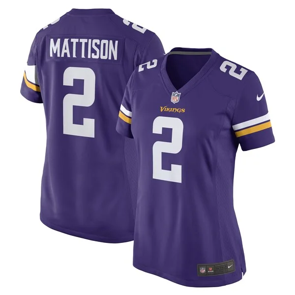 Superb Alexander Mattison Minnesota Vikings Nike Women's Game Player Jersey