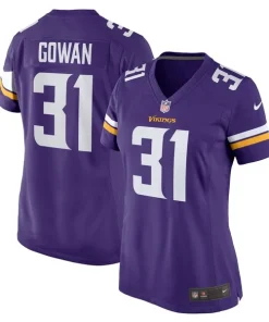Marvelous Tay Gowan Minnesota Vikings Nike Women's Home Game Player Jersey