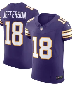 Premium Justin Jefferson Minnesota Vikings Nike Alternate Vapor F.U.S.E. Elite Jersey