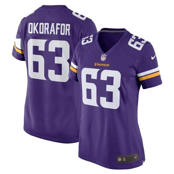 Superb Chim Okorafor Minnesota Vikings Nike Women's Team Game Jersey
