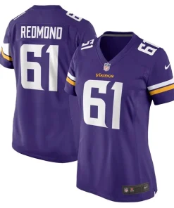 Marvelous Jalen Redmond Minnesota Vikings Nike Women's Game Jersey