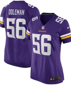 Exceptional Chris Doleman Minnesota Vikings Nike Women's Game Retired Player Jersey