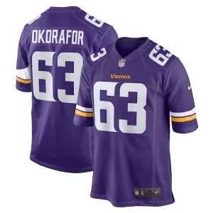 Outstanding Chim Okorafor Minnesota Vikings Nike Team Game Jersey