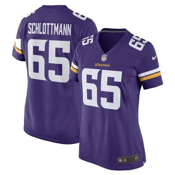 Gorgeous Austin Schlottmann Minnesota Vikings Nike Women's Game Player Jersey