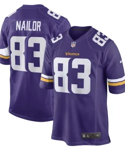 Superb Jalen Nailor Minnesota Vikings Nike Game Player Jersey