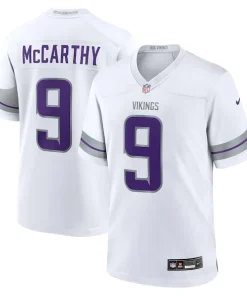Gorgeous J.J. McCarthy Minnesota Vikings Nike Alternate Game Player Jersey