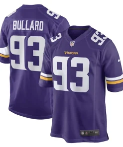 Finest Jonathan Bullard Minnesota Vikings Nike Game Player Jersey