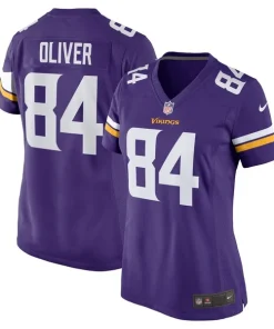 Marvelous Josh Oliver Minnesota Vikings Nike Women's Game Player Jersey