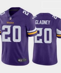 Gorgeous jeff gladney minnesota vikings purple vapor limited jersey