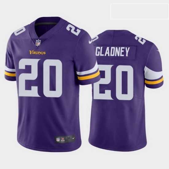 Gorgeous jeff gladney minnesota vikings purple vapor limited jersey