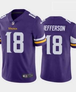Exceptional justin jefferson minnesota vikings purple vapor limited jersey