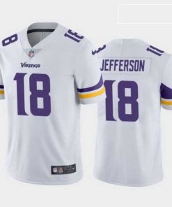 Superior justin jefferson minnesota vikings white vapor limited jersey