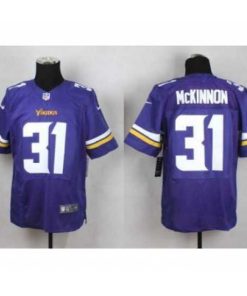 Exquisite nike nfl jerseys minnesota vikings 31 mckinnon purple[Elite][mckinnon]