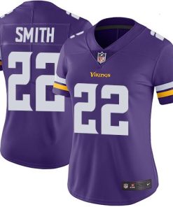 Superb Vikings #22 Harrison Smith Purple Team Color Women's Stitched NFL Vapor Untouchable Limited Jersey