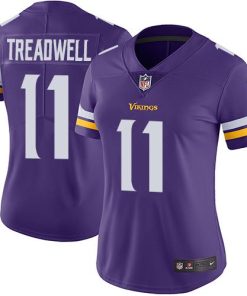 Finest Vikings #11 Laquon Treadwell Purple Team Color Women's Stitched NFL Vapor Untouchable Limited Jersey