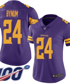 Superb Vikings #24 Camryn Bynum Purple Women's Stitched NFL Limited Rush 100th Season Jersey