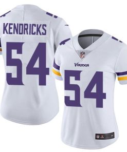 Superior Vikings #54 Eric Kendricks White Women's Stitched NFL Vapor Untouchable Limited Jersey