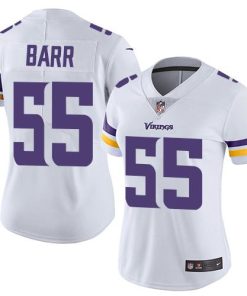 Superb Vikings #55 Anthony Barr White Women's Stitched NFL Vapor Untouchable Limited Jersey