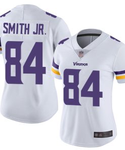 Superb Vikings #84 Irv Smith Jr. White Women's Stitched NFL Vapor Untouchable Limited Jersey
