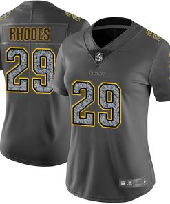 Superior Vikings #29 Xavier Rhodes Gray Static Women's Stitched NFL Vapor Untouchable Limited Jersey