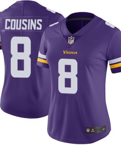 Superb Vikings #8 Kirk Cousins Purple Team Color Women's Stitched NFL Vapor Untouchable Limited Jersey