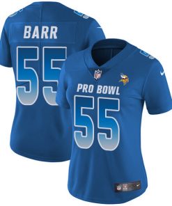 Exceptional Vikings #55 Anthony Barr Royal Women's Stitched NFL Limited NFC 2019 Pro Bowl Jersey