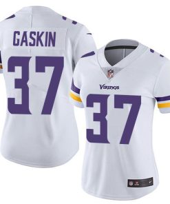 Exquisite Vikings #37 Myles Gaskin White Women's Stitched NFL Vapor Untouchable Limited Jersey