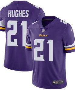 Premium Vikings #21 Mike Hughes Purple Team Color Youth Stitched NFL Vapor Untouchable Limited Jersey