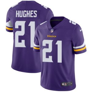 Premium Vikings #21 Mike Hughes Purple Team Color Youth Stitched NFL Vapor Untouchable Limited Jersey
