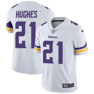 Superb Vikings #21 Mike Hughes White Youth Stitched NFL Vapor Untouchable Limited Jersey