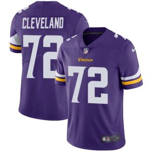 Exceptional Vikings #72 Ezra Cleveland Purple Team Color Youth Stitched NFL Vapor Untouchable Limited Jersey