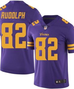 Premium Vikings #82 Kyle Rudolph Purple Youth Stitched NFL Limited Rush Jersey