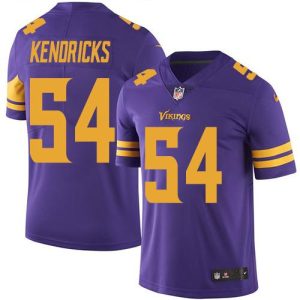 Superb Vikings #54 Eric Kendricks Purple Youth Stitched NFL Limited Rush Jersey