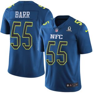 Finest Vikings #55 Anthony Barr Navy Youth Stitched NFL Limited NFC 2017 Pro Bowl Jersey