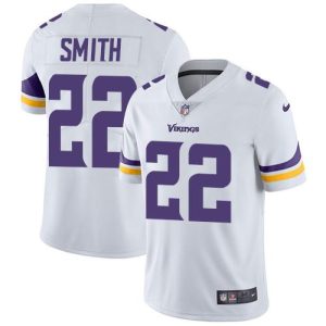 Superior Vikings #22 Harrison Smith White Youth Stitched NFL Vapor Untouchable Limited Jersey