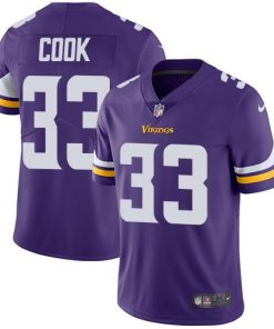 Gorgeous Vikings #33 Dalvin Cook Purple Team Color Youth Stitched NFL Vapor Untouchable Limited Jersey