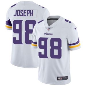 Exquisite Vikings #98 Linval Joseph White Youth Stitched NFL Vapor Untouchable Limited Jersey