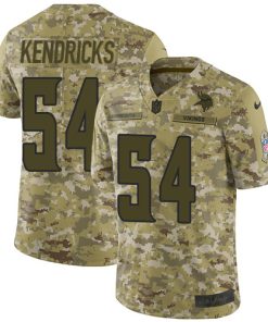 High quality Vikings #54 Eric Kendricks Camo Youth Stitched NFL Limited 2018 Salute to Service Jersey