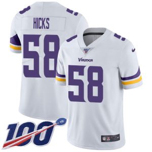 Outstanding Vikings #58 Jordan Addison White Youth Stitched NFL 100th Season Vapor Untouchable Limited Jersey